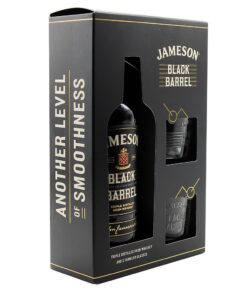 Jameson Black Barrel Irish Whiskey 70cl Gift Pack