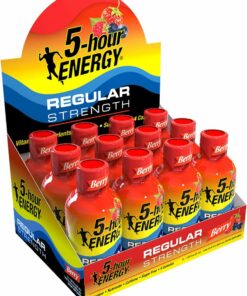 5-hour ENERGY  Regular Strength, Berry 1.93 Ounce, 12 Count